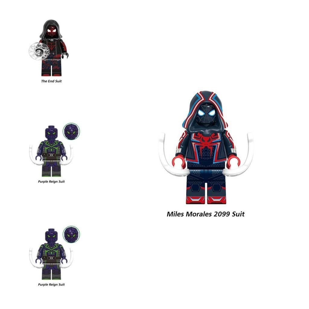 G0120 Blocos de Construção de Super-Heróis Homem-Aranha Traje Grande Responsabilidade em Capa Vermelha