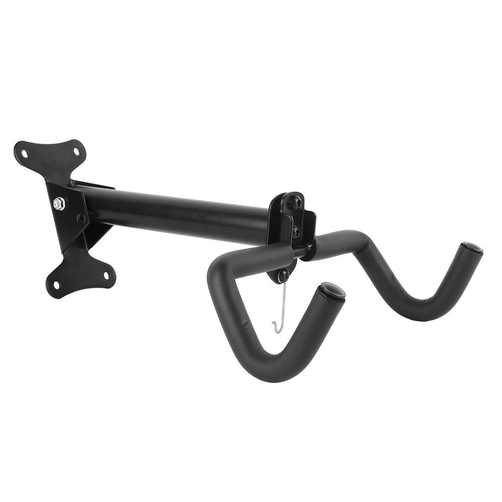Sykkelvegghenger Veggmontert Horisontalt Sykkeloppbevaringsstativ Krok Terrengsykkel Veggutstillingsstativ for Garasje Innendørs Bod