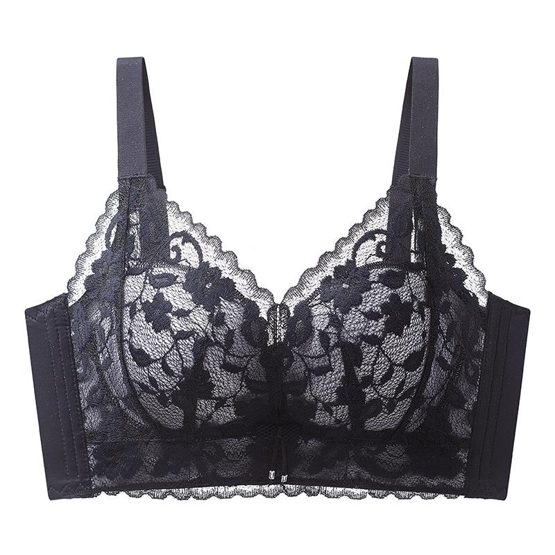 Small breasts gathered and large, no steel ring, anti-sagging, breast adjustment type, anti-sagging lace bra cover