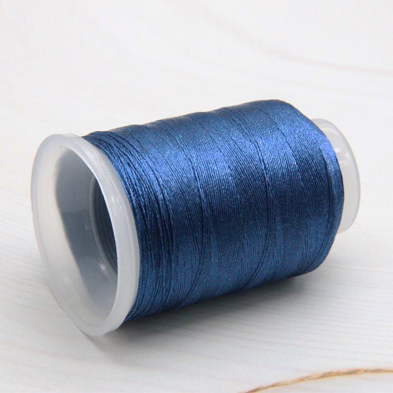 Vibrant Ice Silk Tassel Thread: 51 Colors for DIY Bracelets & Necklaces
