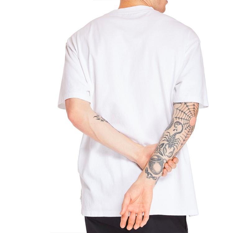 Timberland SS20 Fashion Hollow Zipper Pocket Printed Short Sleeve T-Shirt Men Tops White A22SN100