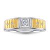 Men'S Ring S925 Sterling Silver Ring Fashion 5A Zircon Ring Temperament Ring