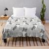 LOVE Blue Merle Border Collie Throw Blanket Polar Blanket Dorm Room Essentials For Sofa Thin Blankets for Beds