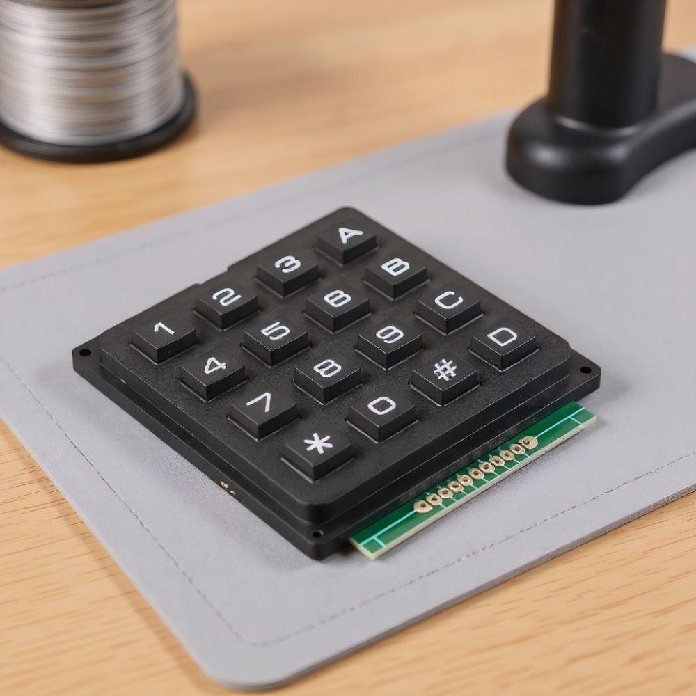 16 Keys Numeric Keypad 4x4 External Keypad Practical Keyboard Modules  DIY Electronics