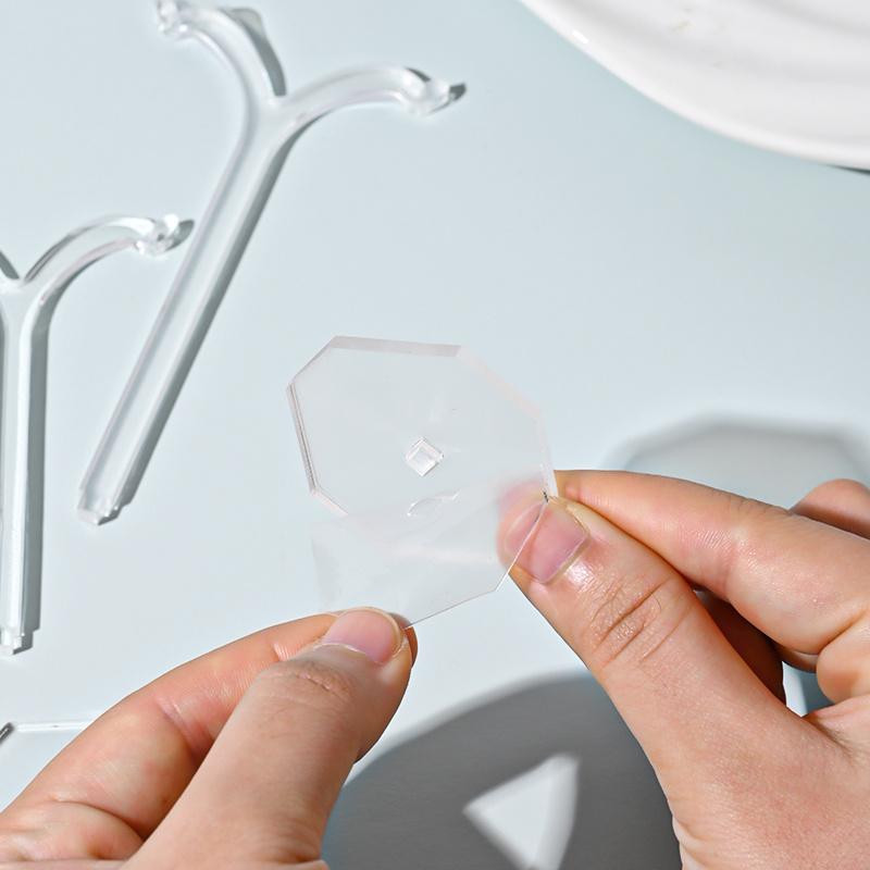 1pc Acrylic Clear Earrings Display Holder Acrylic Jewelry Display Stand Holder Y Shape Stud Earrings Drop Earrings Showcase