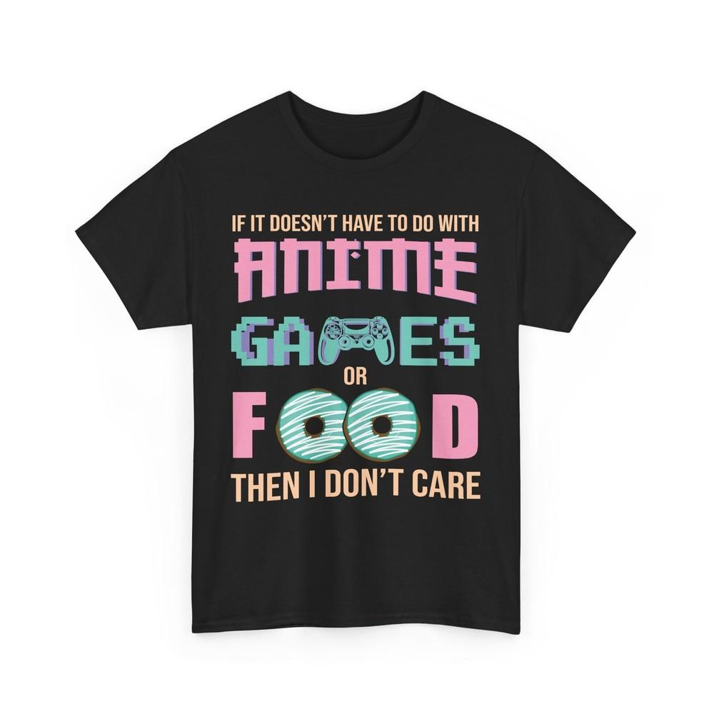 Anime Inspired T-Shirt | Otaku Tee | Anime Games or Food Shirt