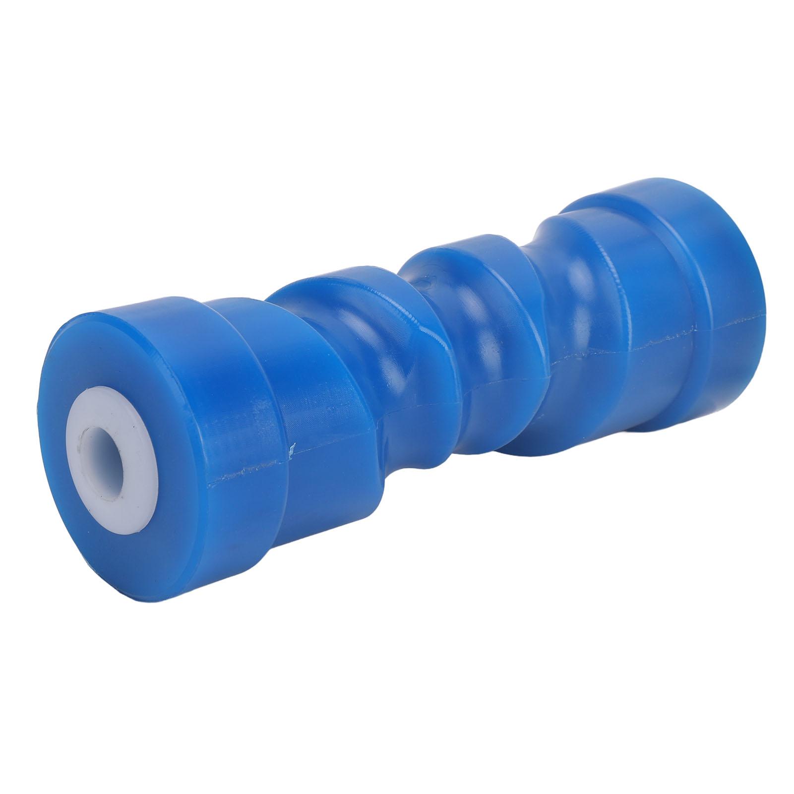 

8inch Self Centering Keel Roller Bow Stop Heavy Duty PU Trailer Roller Bow Stop 0.67in Center Aperture for Boat Trailer