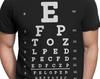 Augentest-Tabelle Herren/Damen T-Shirt S-XXL, Lustig, Optiker, Brille, Sehkraft, Cooles Geschenk!