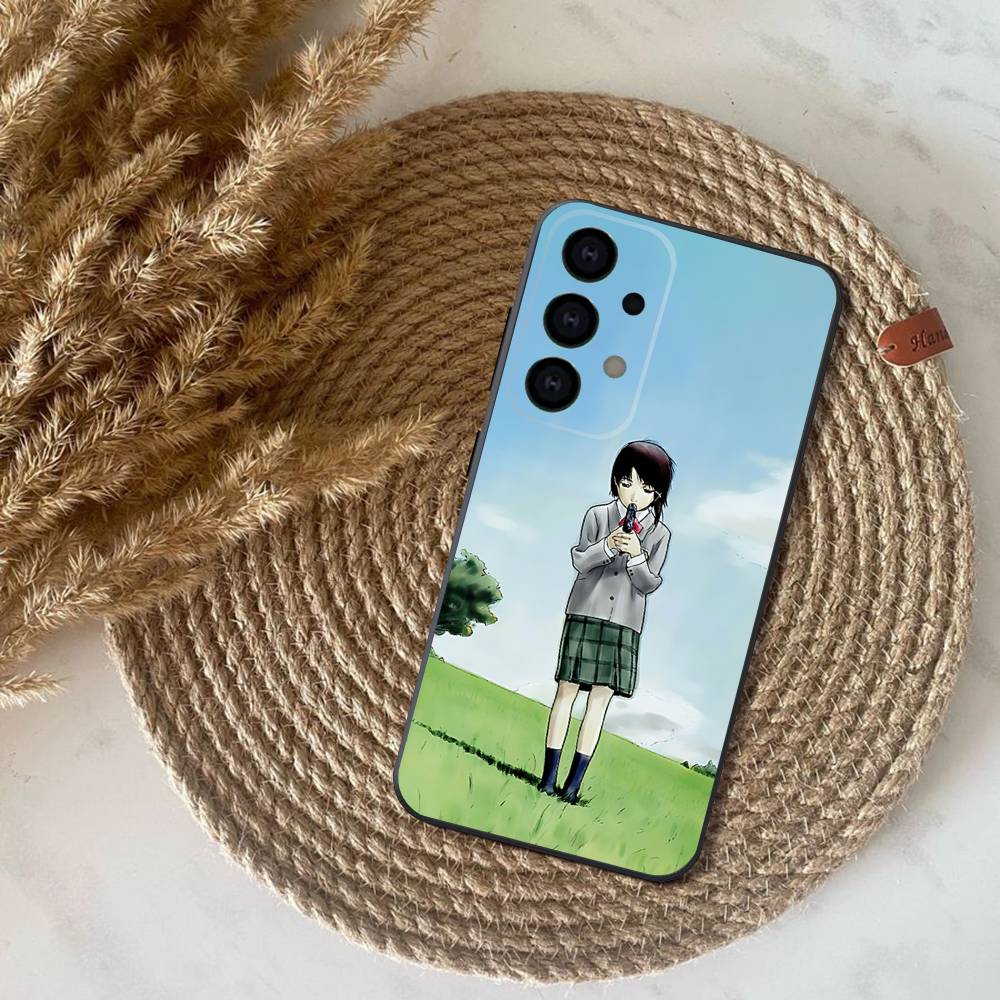 Anime Serial Experiments L-Lain Phone Case For Samsung S25,S26,S24,S21,S22,S23,S30,Ultra,S20,Plus,Fe,Lite,5G Black Cover