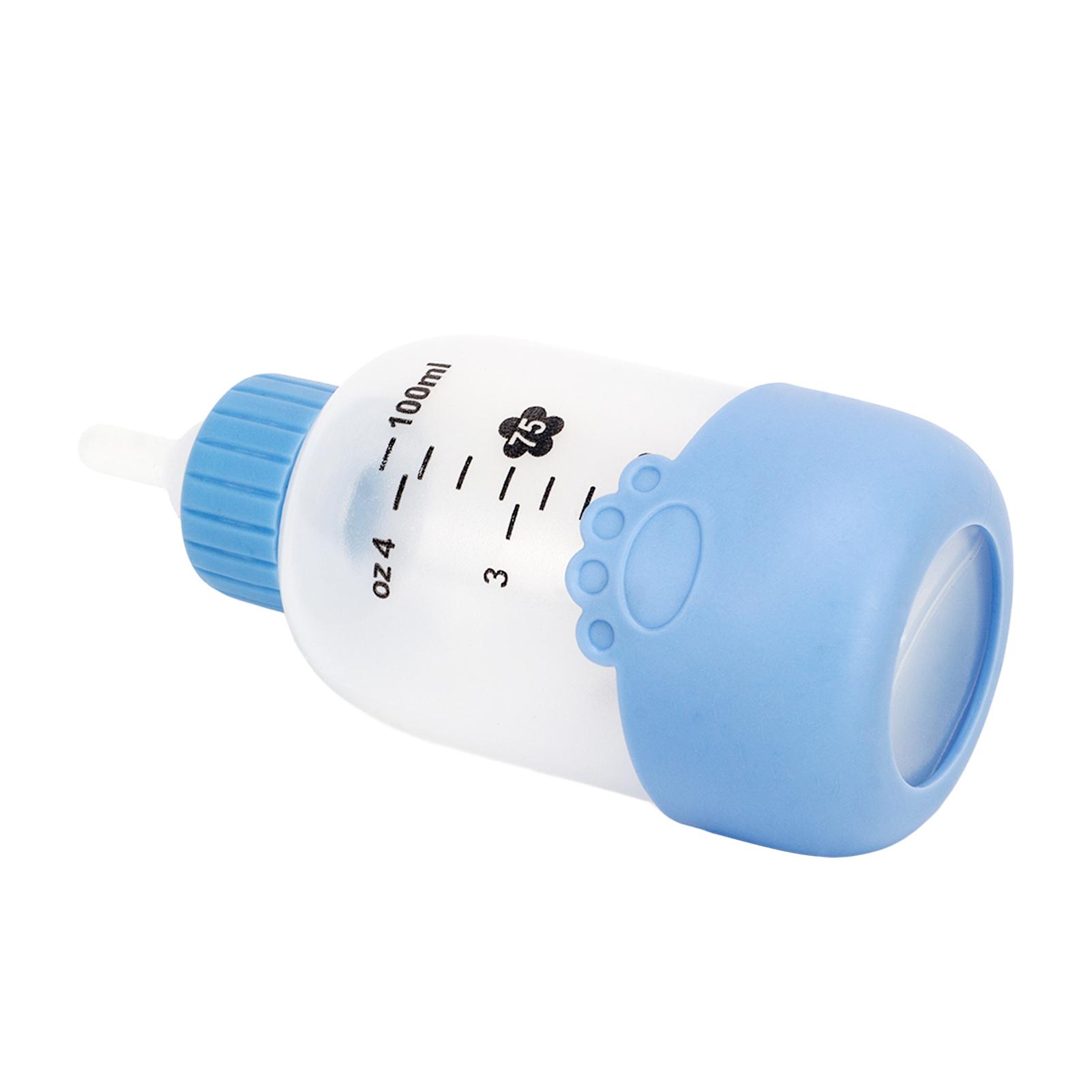

100ml Pet Nursing Bottle Pattern Silicone Pet Milk Feeding Bottle Kit for Puppy Cat