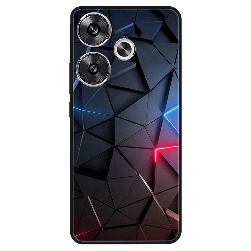 For Xiaomi Poco M6 4G Case Shockproof Soft Silicone TPU Bumper for Poco M6 4G Cover PocoM6 4G 2024 Lovely Luxury Cartoon Fundas