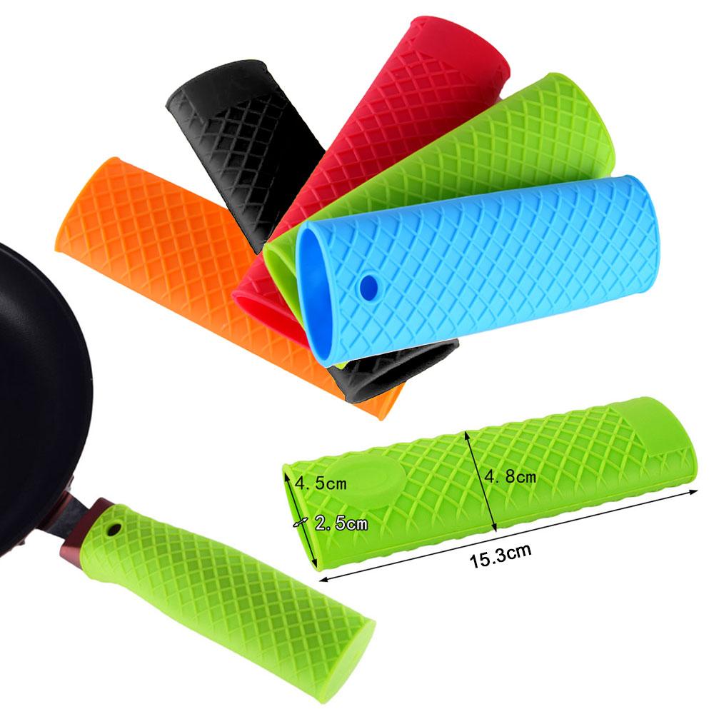 Silicone World Silicone Heat Insulated Pot Handle Sleeve Anti Scalding Anti Slip Pot Handle Cover Cookware Parts Kitchen Tools