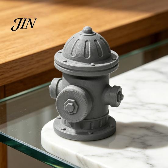 3D Printed Hydrant Toy Fidget Clicker, Mini Fake Finger Stress Clicker Relief Push Toy, Gift for Kids Teens Adults