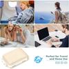 Medicine Box Portable Folding 3-Layer 8-Compartment- Compact Pill Organizer for Sub-Packaging & Storage