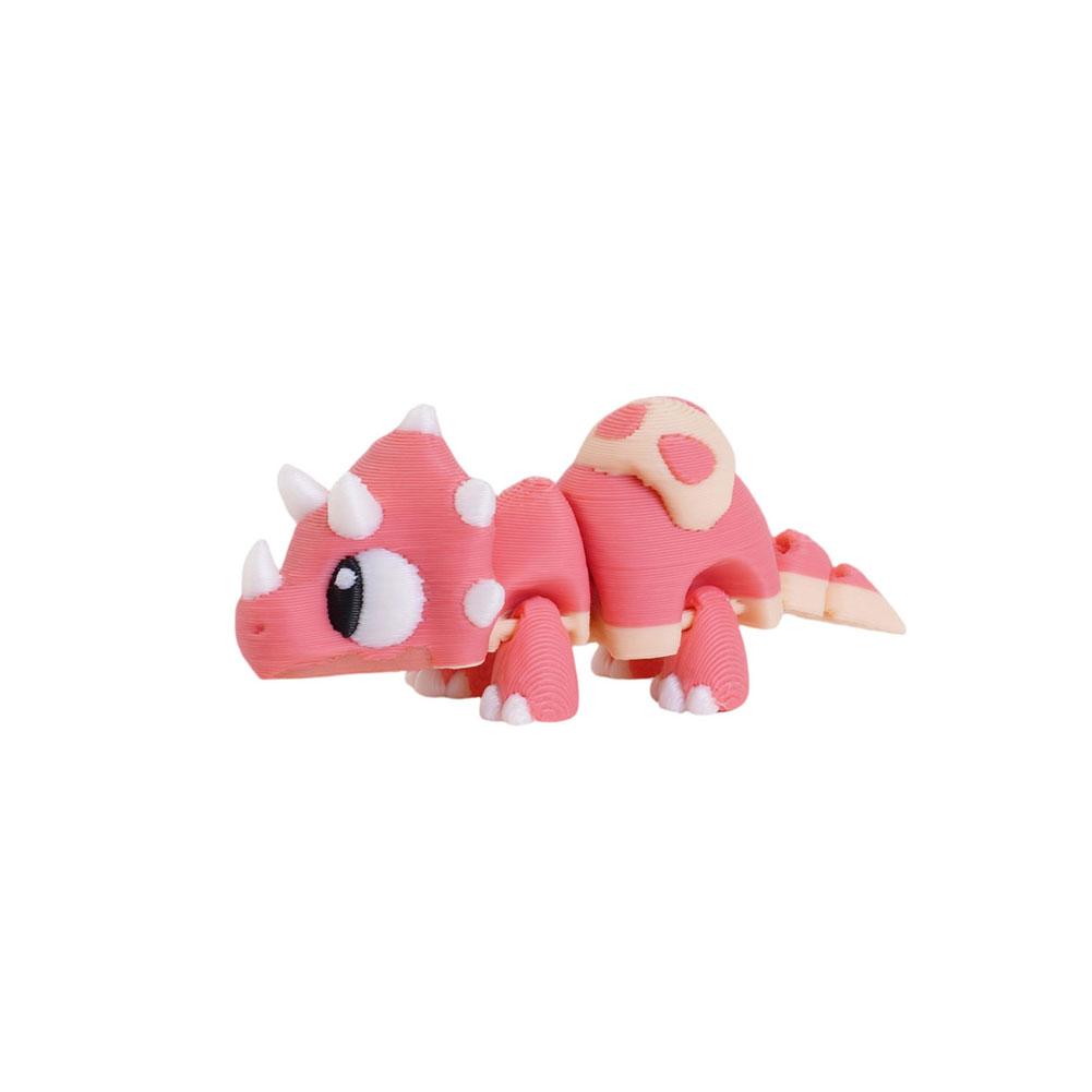 3D-gedruckte niedliche Eierschalen-Dinosaurier-Babyfigur Bewegliche Gelenke Realistische Augen Mehrfarbiger Spinosaurus Heim-Büro-Schreibtischdekor Kindergeschenk