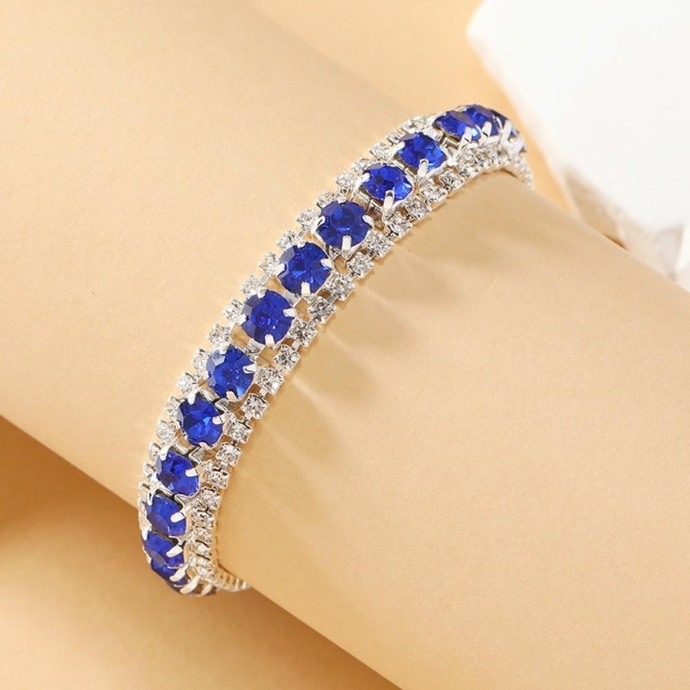Luxury Sparkling Bracelet Decoration Women's Bracelet Rhinestone Bracelet Banquet Party