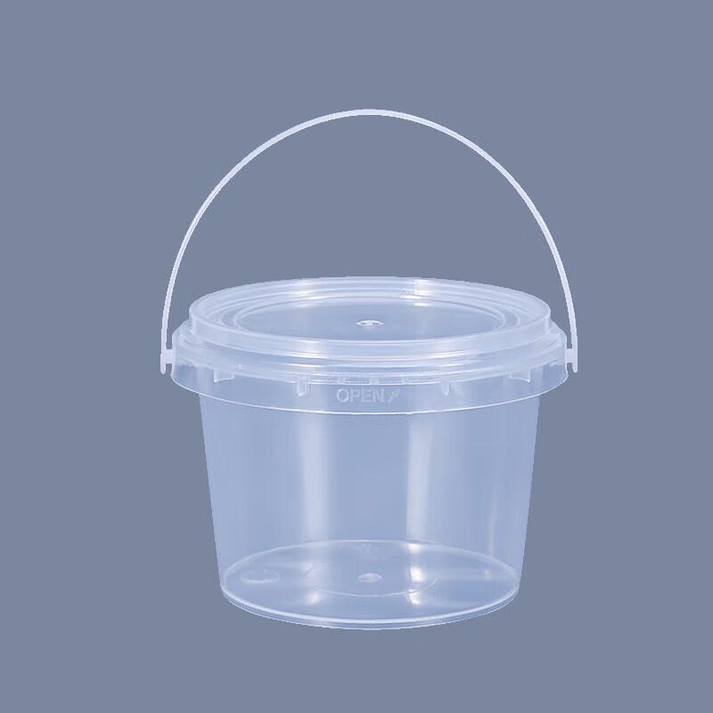 

Clear Plastic Mini Buckets with Handles