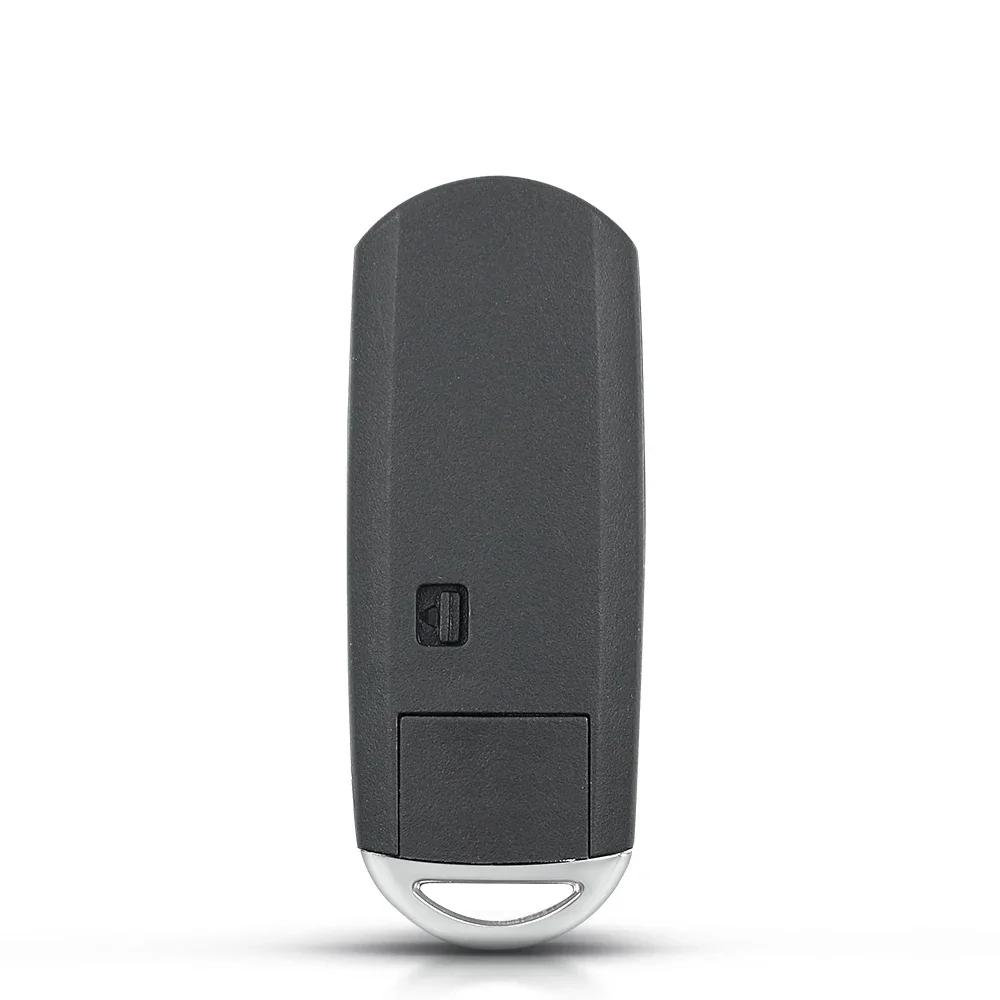 Smart Remote Car Key Shell Case For Mazda 3 5 6 Cx5 Cx7 X-5 Summit M3 M6 Axela Atenza Uncut Emergency Blade 2 3 4 Buttons
