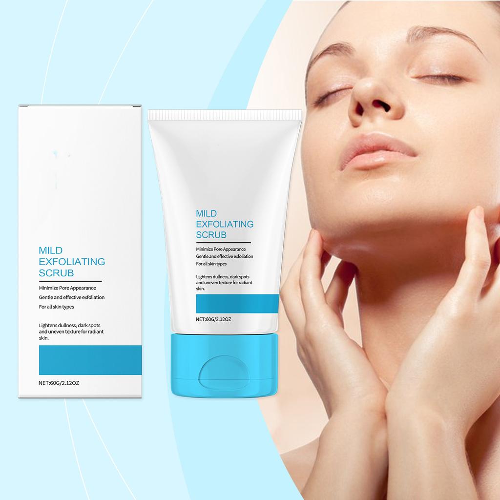 Mild Exfoliating Facial Scrub Mild Moisturizing Facial Scrub Tender And Smooth Skin 1ml