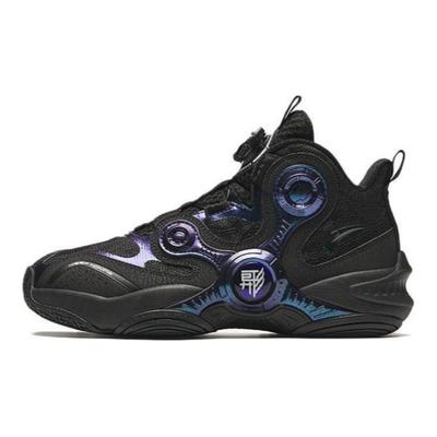 Kids Asymmetrical 4.0 Sports Comfortable Non-Slip Shock Absorbing Wear-Resistant High-Top Basketball Shoes Kids Sneaker Black 312431121-6