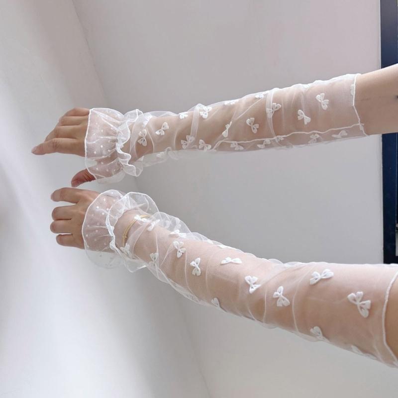 2pack Lolitas Styles Sun Protective Sleeve Comfortable Skin Friendly Arm Cover for Everyday Use and Cooling