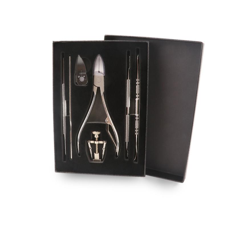 Stainless Steel Eagle Beak Pliers Travel Manicure Set With Nail File For Home Use