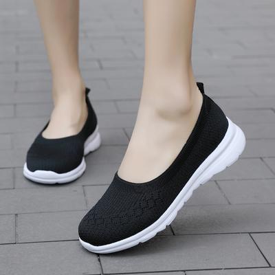 Kurpes sievietēm Plakanie apavi 2024 Breathe Soft Color Slip Sieviešu darba apavi, ērti darbam Sieviešu apavu tīkls Zapatos Mujer
