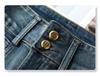 Nostalgic Blue Slim Fit High-Waisted Flare Jeans - Women's 2024 Spring/Autumn Pear-Shaped Slimming Pants