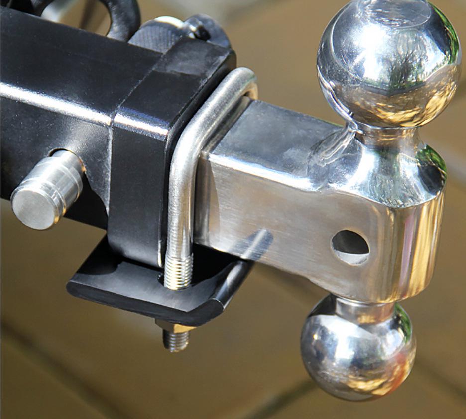 Tow Arm Hook Stabilizer: Anti-Shake and Noise-Reducing Fastener for American Square Mouth Towable RVs.