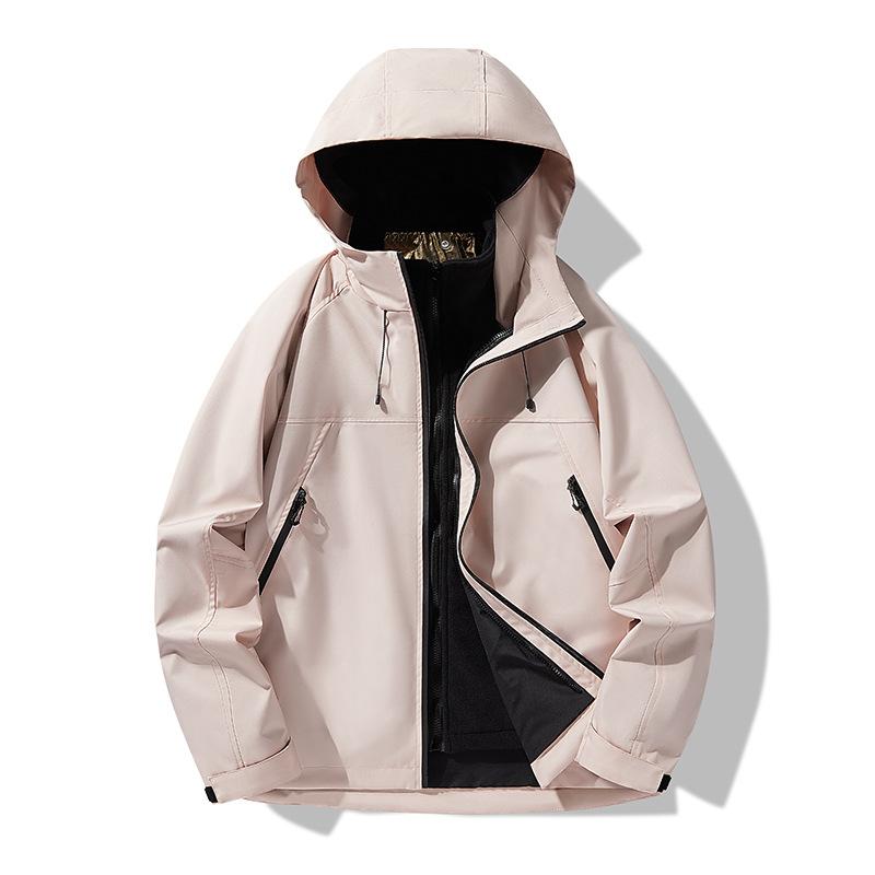 

Куртка Soft Shell Три в одном Спортивная куртка для пары Путешествия Альпинизм Костюм M