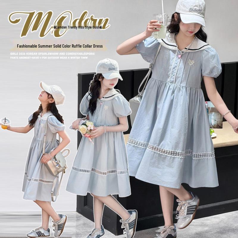 Girls' Polo Dress - Summer 2026: Stylish Academy Fashion for Older Children
