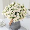 Artificial Flowers Silk Rose Wedding Bridal Bouquet Home Living Room Table Outdoor Garden  Scrapbook Photographe DIY Props Decor
