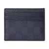 Gucci Ophidia Double G Silver Hardware Canvas Card Holder Men accessories Blue 791747-UULBN-4055
