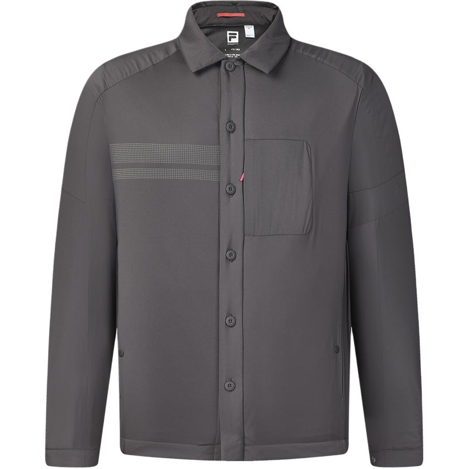 

Fila Серия для велоспорта Профессиональная хлопковая куртка на одной пуговице с длинным рукавом Мужские куртки Медно-серый A11M448902F-DY M