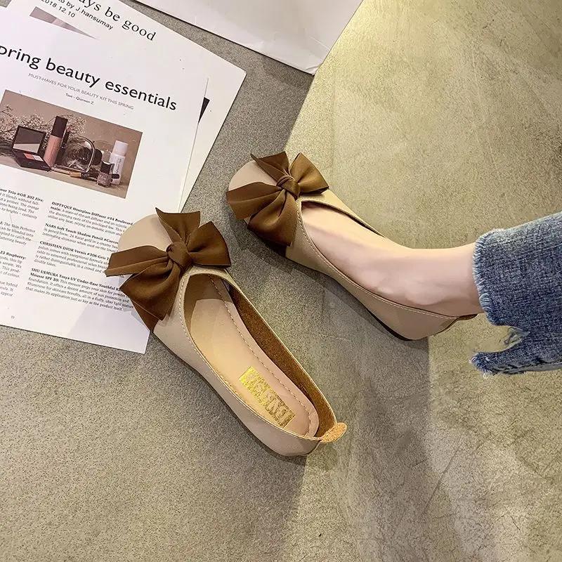 Ladies Footwear Non Slip Casual Low Heel Elegant Women's Flat Shoes Summer 2024 Trend Hot Trendy Offer On Promotion A Sale