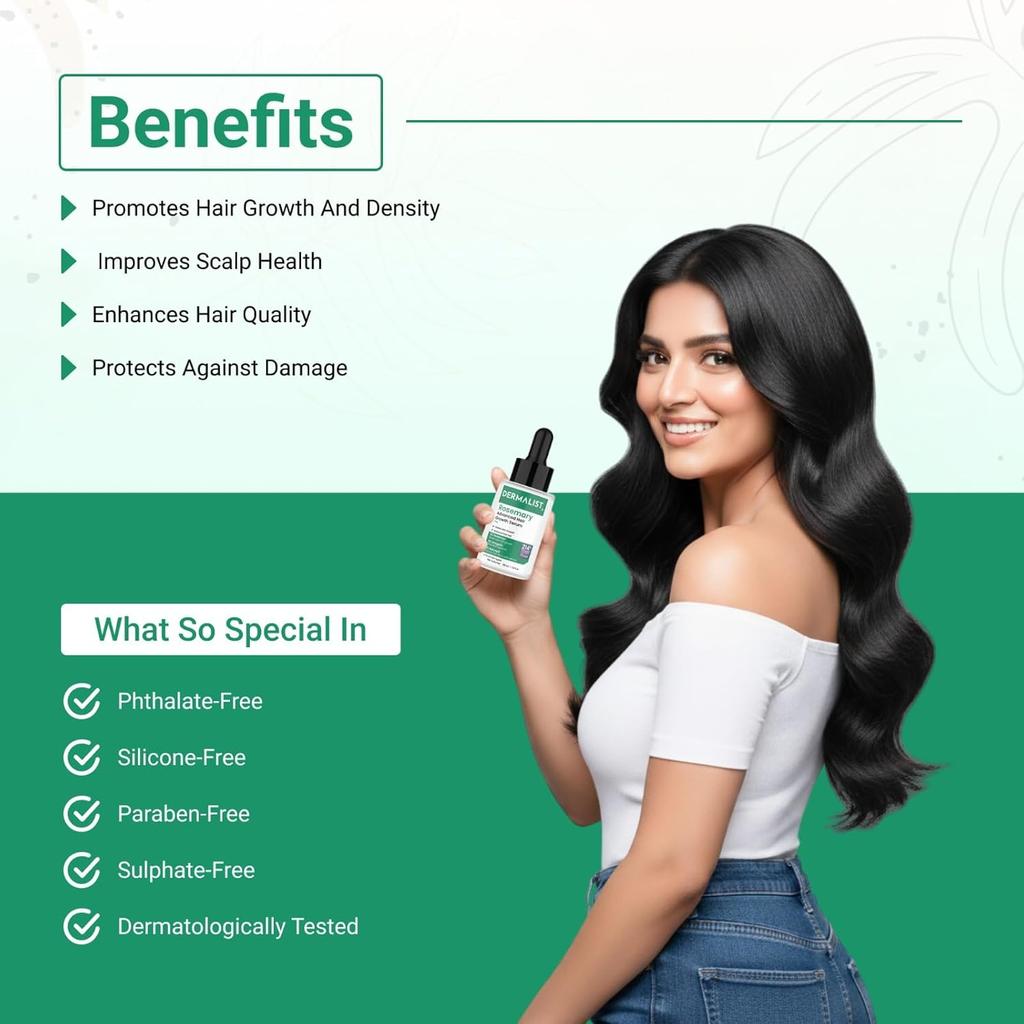 30ml Revitalizing Rosemary Essential Oil for Hair Care Nourishes and Strengthens Scalp Promotes Healthy Hair Growth Soothes Dandruff and Itchiness