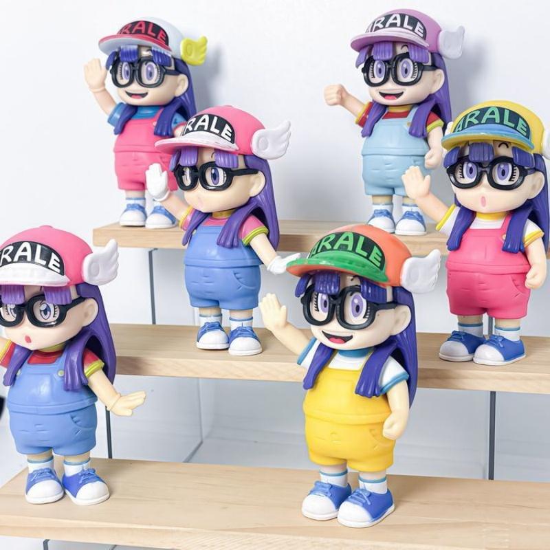 6pcs/set Cute Arale  Action Figures Model Toys  10cm