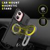 Heavy Duty Car Magnetic Metal Ring Bracket Phone Case For VIVO V60 Lite 5G Shockproof Rugged Armor Slide Camera Protective Cover