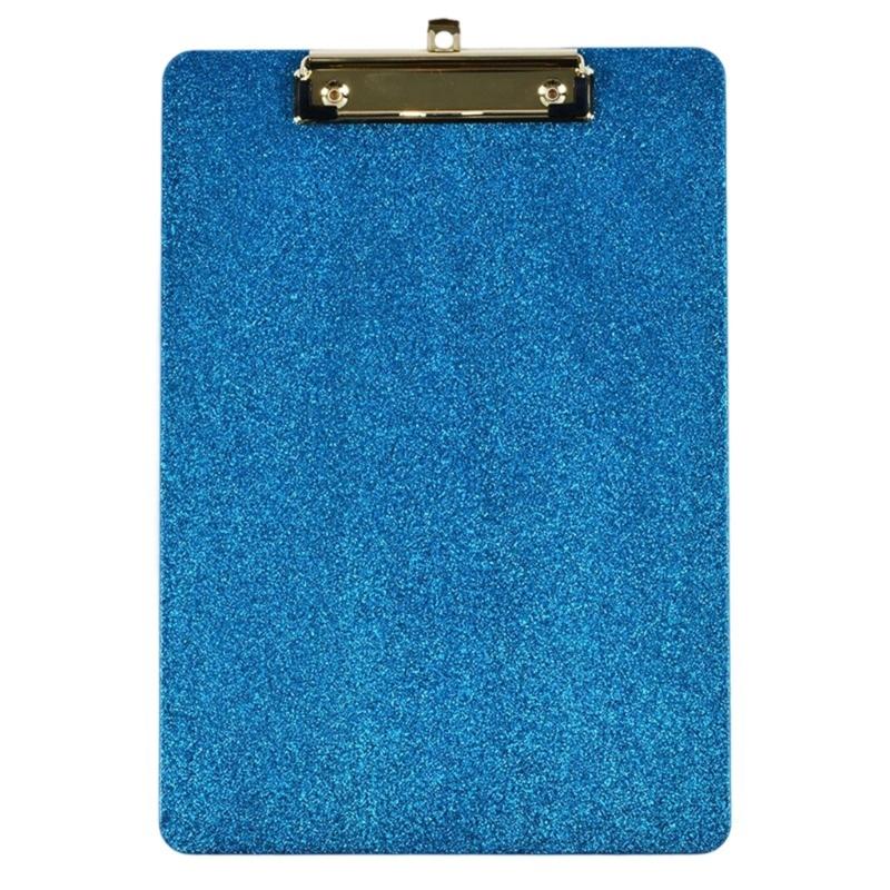 Sparkling Acrylic Clipboard Multipurpose Document Organiser Writing Board Standard Size Clipboards with Hanging Hook