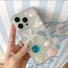 Handyhülle aus Perlmutterschale für IPhone17 Seestern für Apple 16promax Delphin 14 Liebe Transparent 13 Frauen
