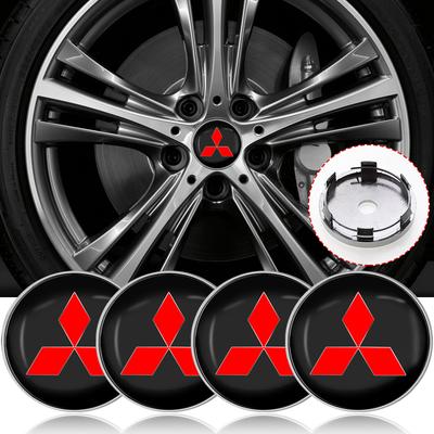 Car Wheel Hub Center Badge Caps Rims Wheel Covers Decoration For Mitsubishi Outlander Lancer 10 9 ASX Eclipse L200 Pajero Triton