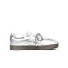 Adidas VL COURT 2.0 Shopping Bag, Trendy Silver Steps Lightweight And Breathable Low top Skateboard Shoes Unisex Silver ID6015(Team1031-)