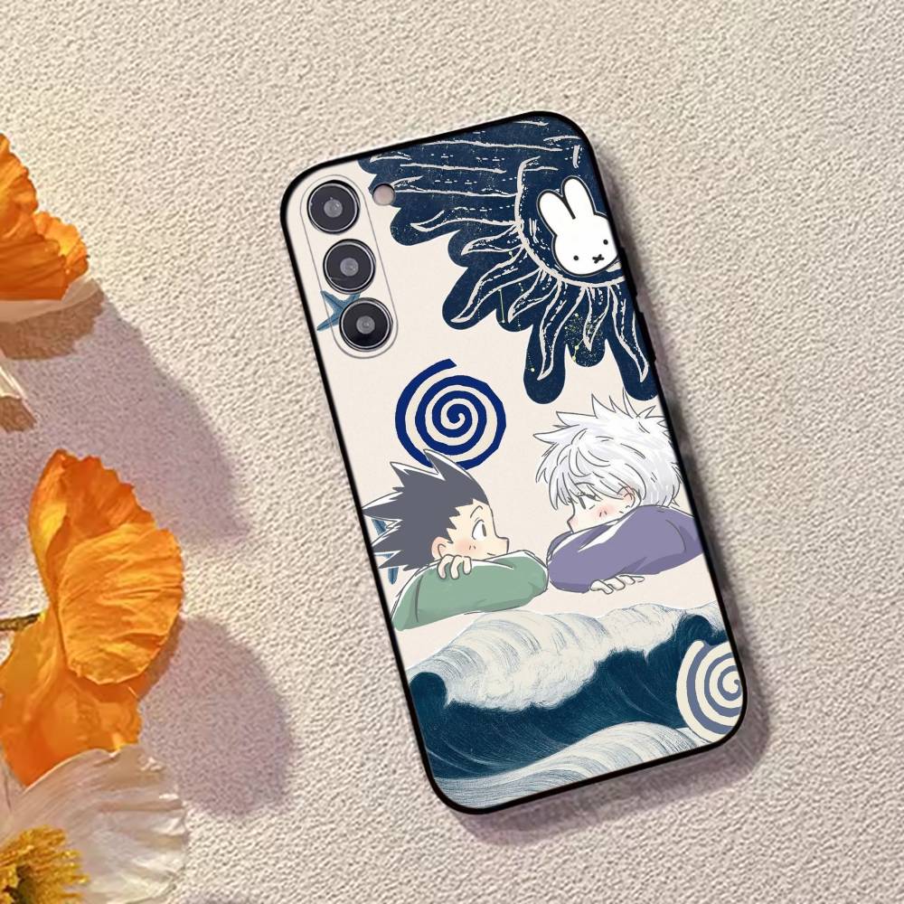 H-Hunter X Hunter Anime Phone Case For Samsung Galaxy A73,A72,A71,A70,A53,A52,A51,Soft Silicone Black Cover
