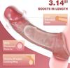 Realistic Dildo Sleeve Penis mare Extensor anal Gland autentic Textura senzație de piele Penis fals Penis Jucării sexuale pentru adulți pentru bărbați Gay
