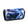 NARUTO Cartoon Pencil Box Double Layer Flip Pen Case Lightweight Stationery for Boys & Girls Ages 6-10 Kids School Daily Use