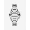 Michael Kors Pave Silver Tone Oversized Watch Mko122740