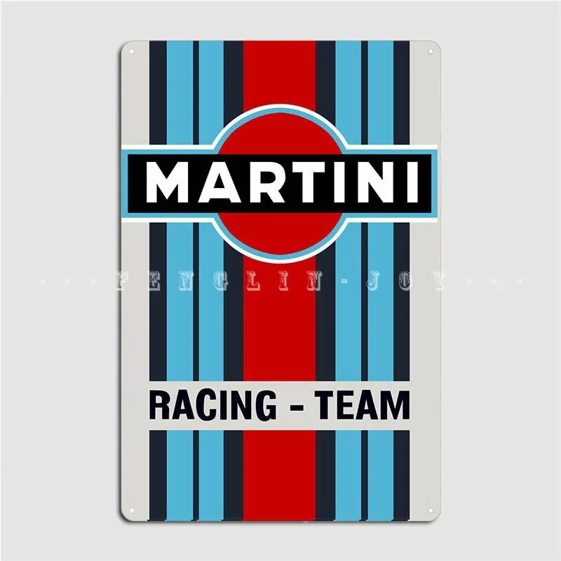 

Martini Racing Metal Sign Mural Painting Custom Pub Home Tin Sign Poster 20x30cm