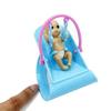 1 Sets Puzzle Toy 30cm Pregnant Big Belly Doll Toy Set Dog Cart Doll Accessories Childbirth Function Set