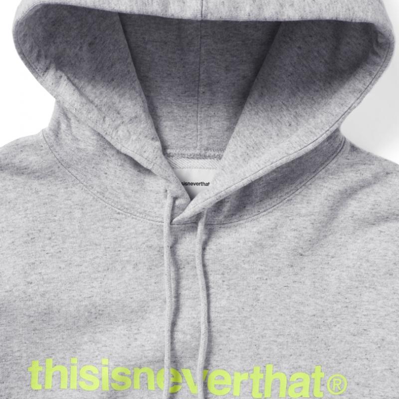 ThIs Is Never ThaT T Logo lT Hoodie heaTher Grey