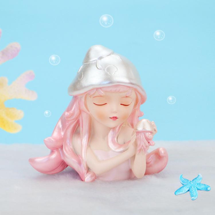 Mermaid Princess Cake Topper for Kids' First Birthday Party